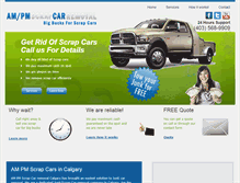 Tablet Screenshot of ampmscrapcars.com